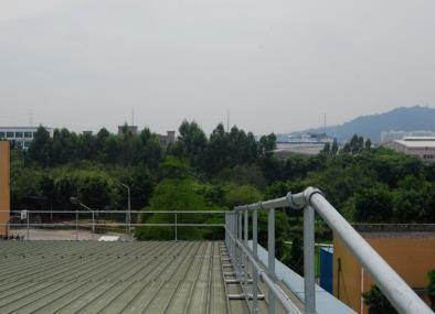 雅培廣州營(yíng)業(yè)品屋面護(hù)欄案例